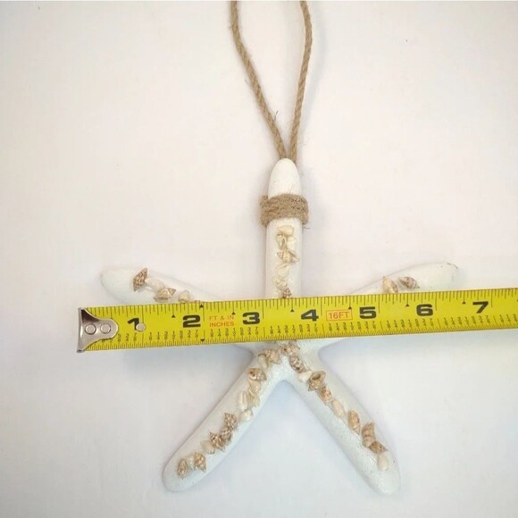 Starfish and Seashell Wall Hanging Decor Nautical Coastal Decor NWT see details - Picture 6 of 14